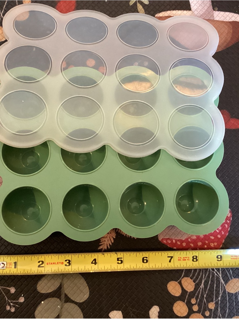 Silicone Baby Food Freezer Tray 12-Cavity Round Mold
